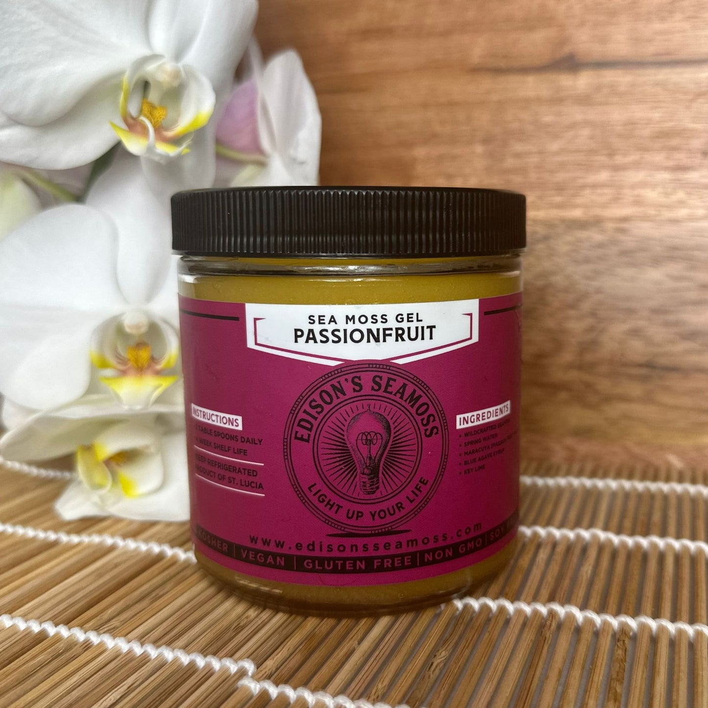 Wildcrafted Maracuya Passion Fruit Sea-Moss Gel